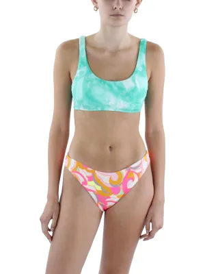 Damen Ombré-Nylon-Bikini-Oberteil