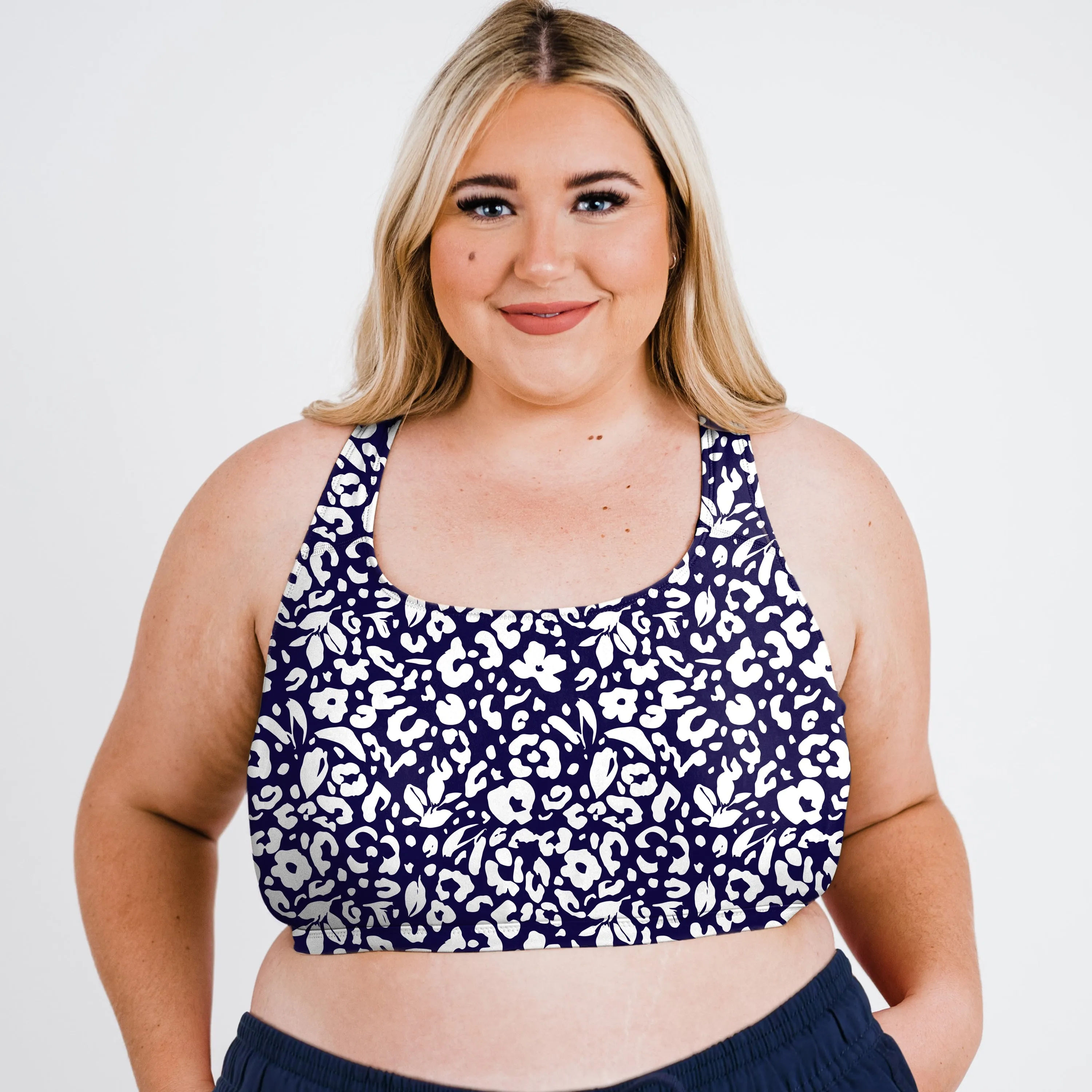 Plus-Size Racerback Bade-BH für Damen