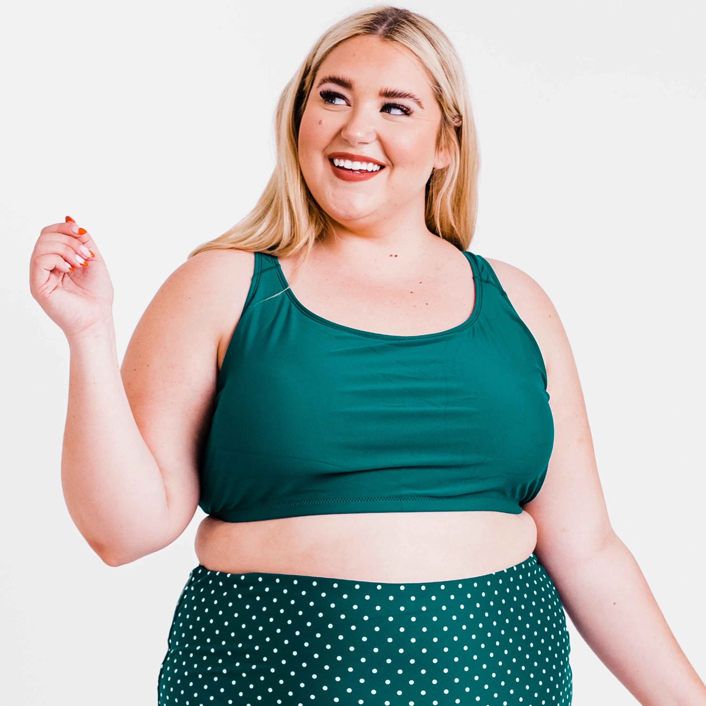 Plus-Size Racerback Bade-BH für Damen
