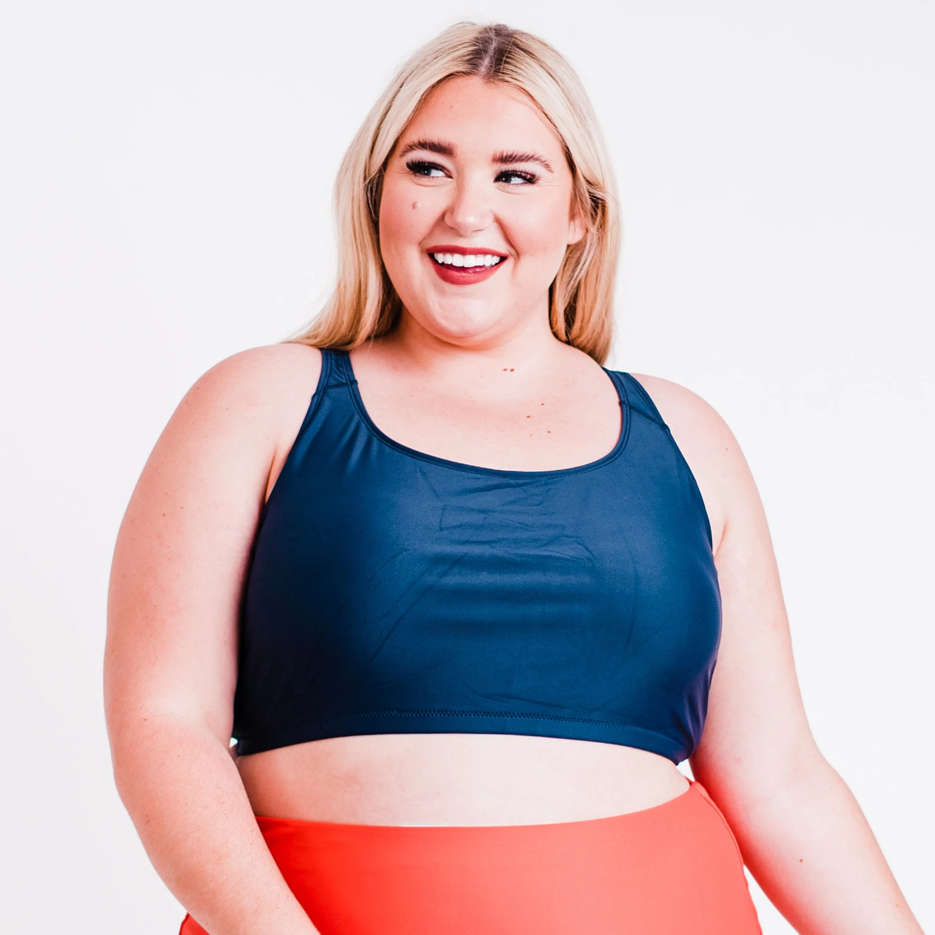 Plus-Size Racerback Bade-BH für Damen