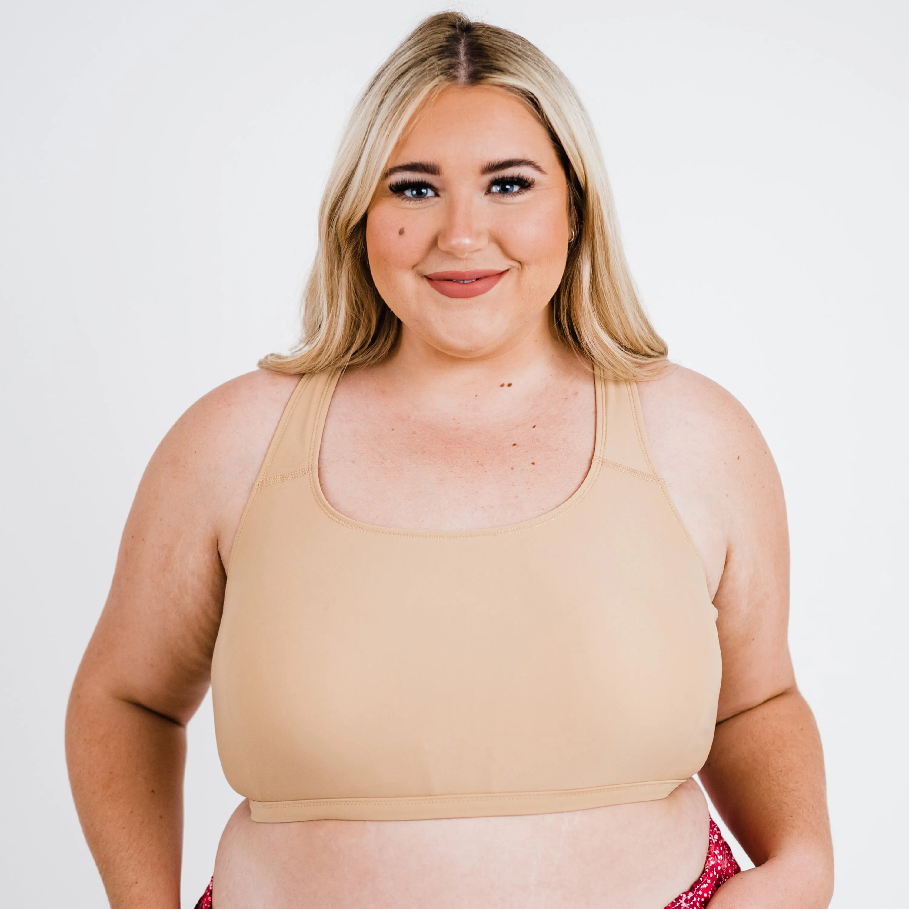 Plus-Size Racerback Bade-BH für Damen