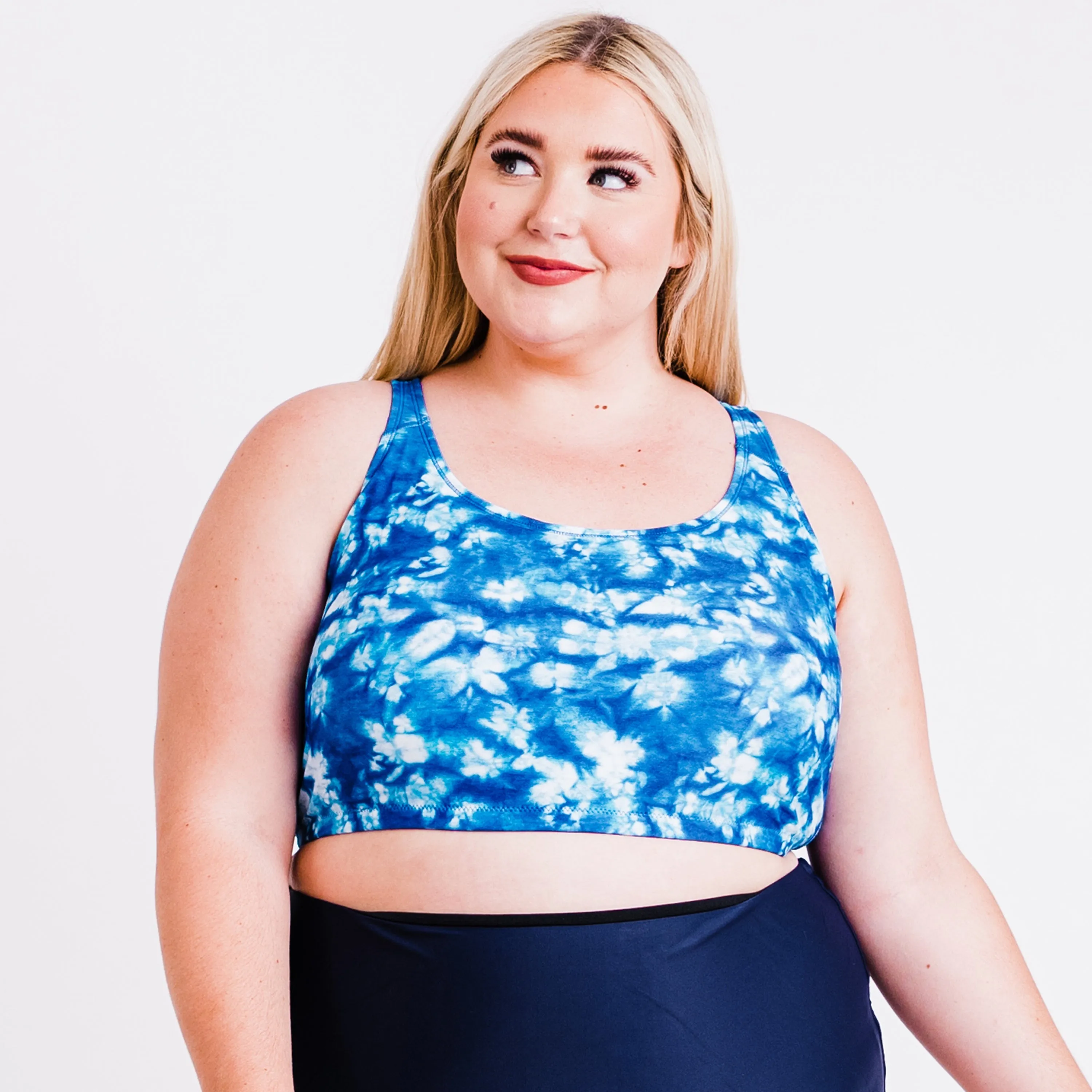 Plus-Size Racerback Bade-BH für Damen