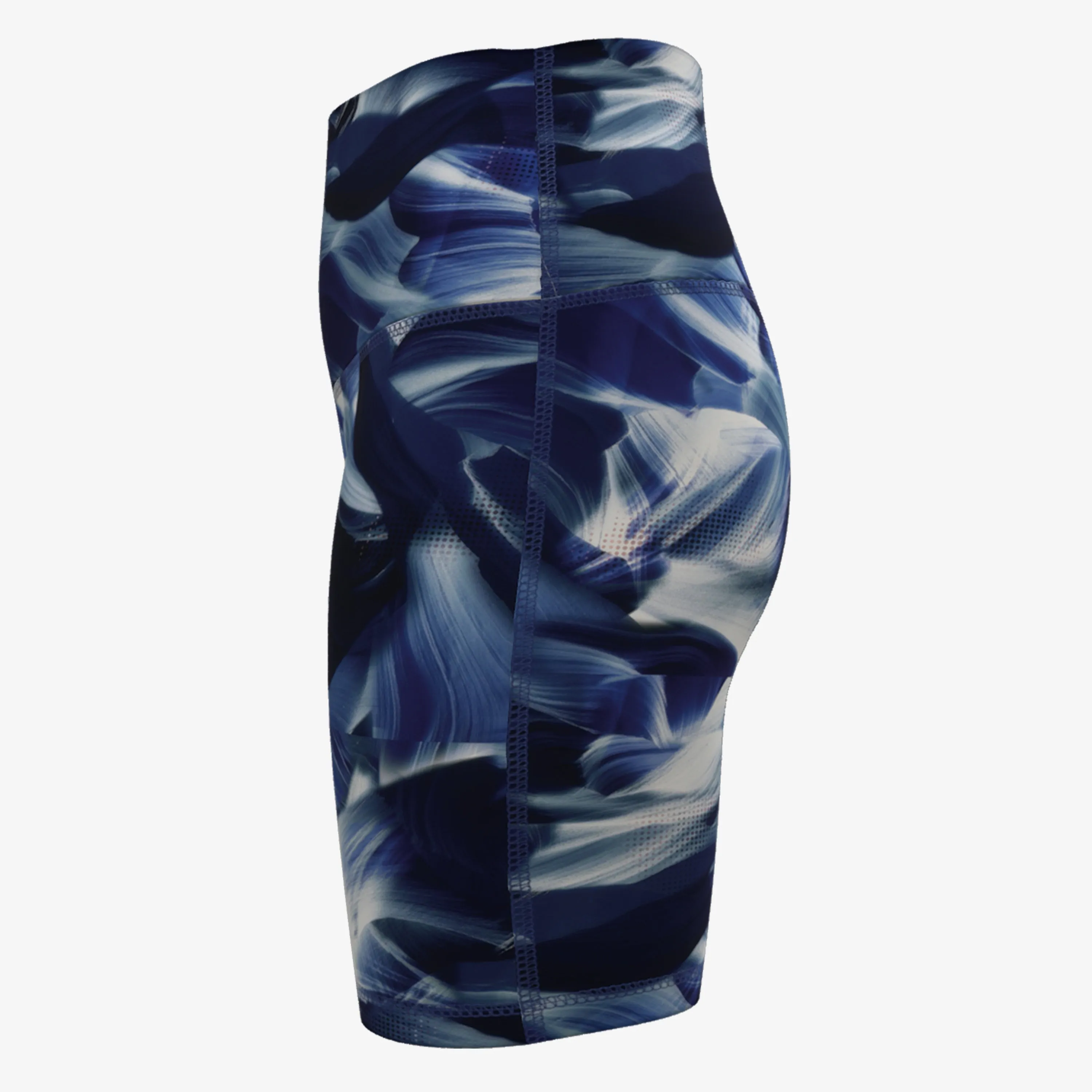 Damen Plus Size Bade-Shorts mit Bauchkontroll-Effekt und längerer Länge