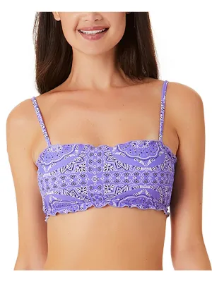 Damen Bikini Oberteil mit Druck und Futter