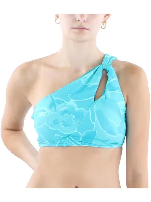 Damen Bikini-Oberteil aus bedrucktem Nylon