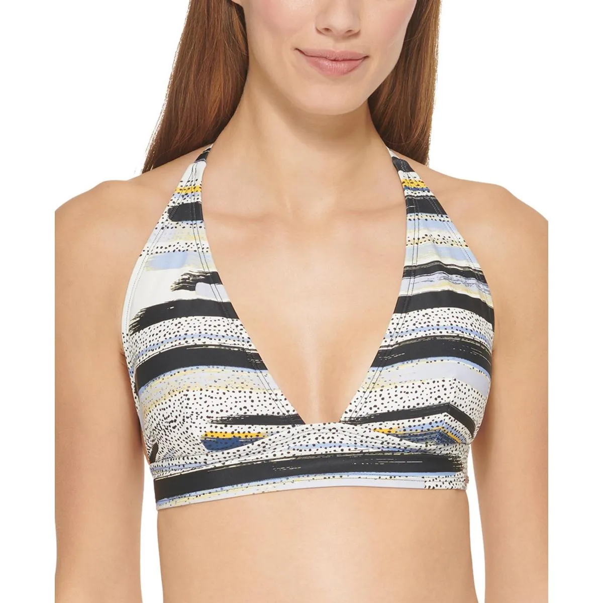 Damen Bikini Oberteil mit Druck und herausnehmbarer Polsterung