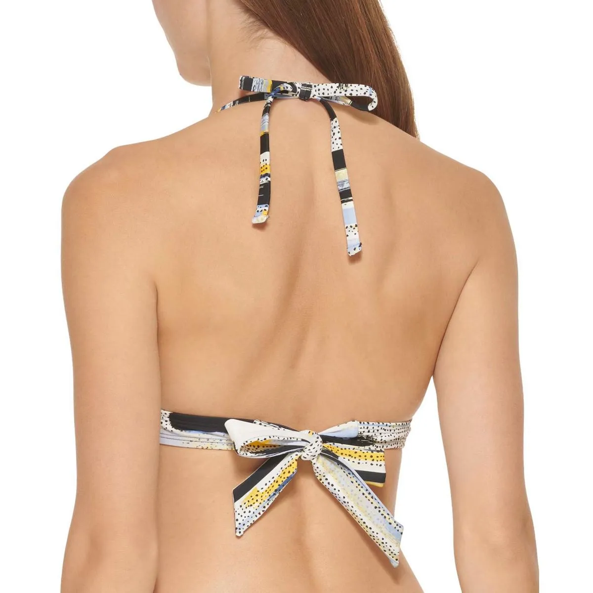 Damen Bikini Oberteil mit Druck und herausnehmbarer Polsterung