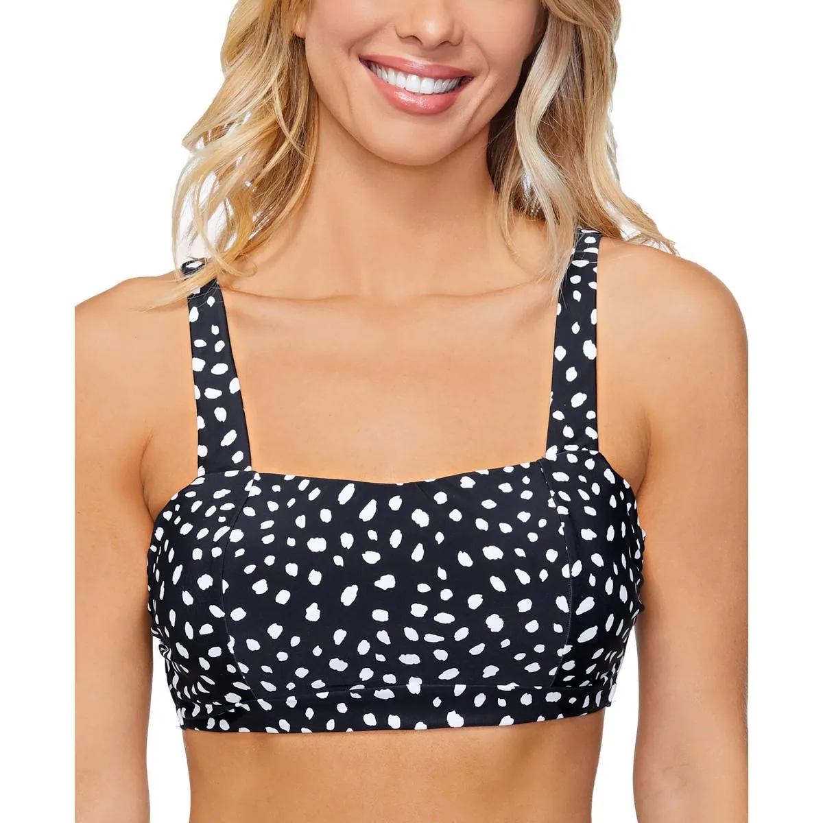 Damen Bikini-Oberteil mit Bügel und Druck