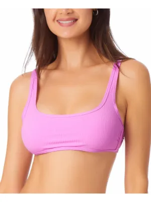Damen Rippen-Bikini-Oberteil verstellbar