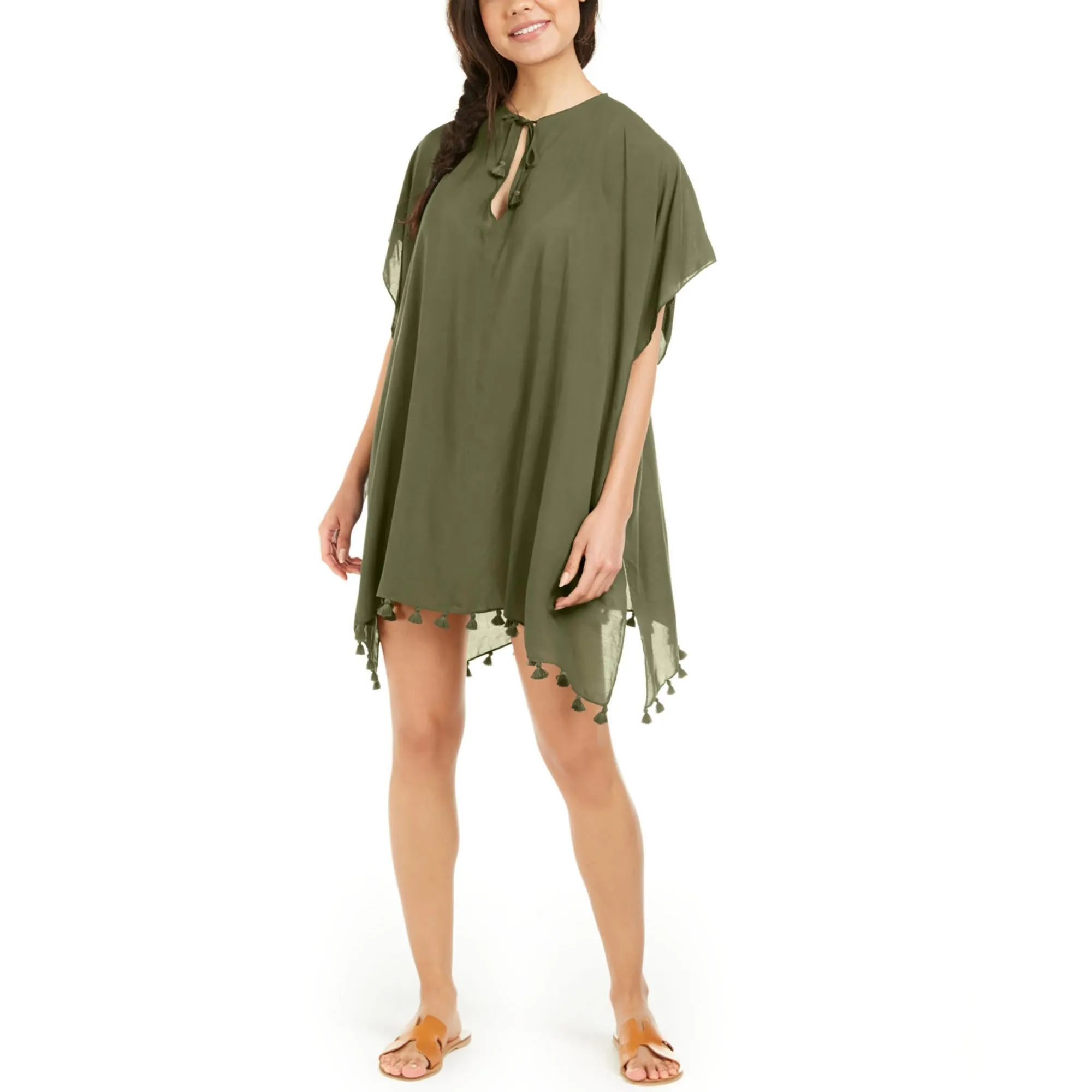 Damen Wickelkleid als Überwurf