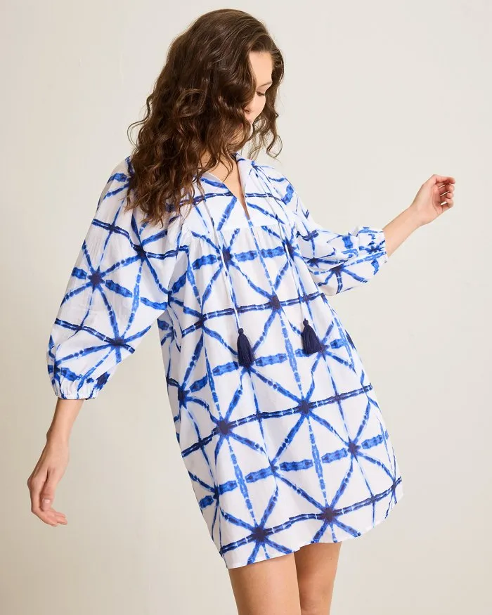 Damen Tommy Bahama Bademode Tommy Bahama Catalina Coast Shibori Kleid Badebekleidung - Paradiso Blau