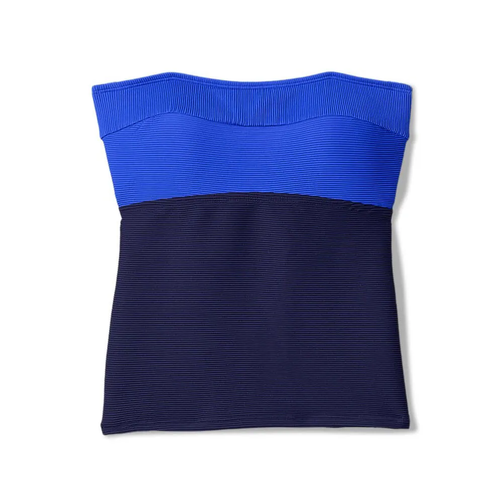 Damen Tommy Bahama Badebekleidung Tommy Bahama Ocean Point Colorblock Bandini Top - Marineblau