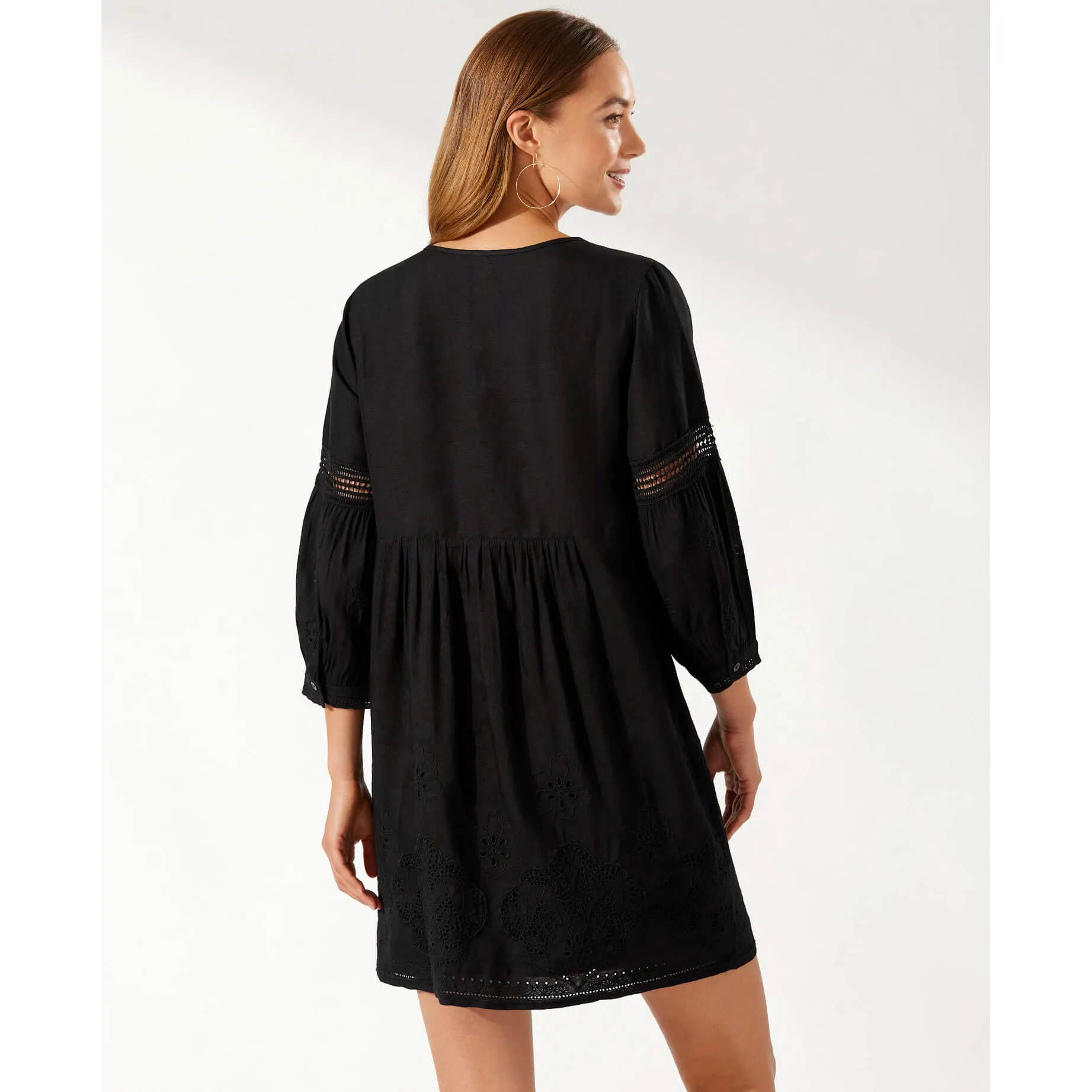 Damen Tommy Bahama Bademode Tommy Bahama St. Lucia Trägerkleid als Cover-up - Schwarz