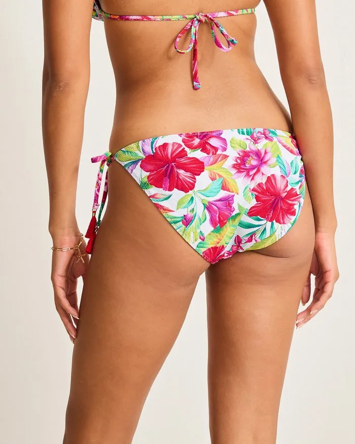 Damen Tommy Bahama Bademode Tommy Bahama Damen Island Cays Fiesta Umkehrbarer String-Badeanzug - Pink Maui Rev*