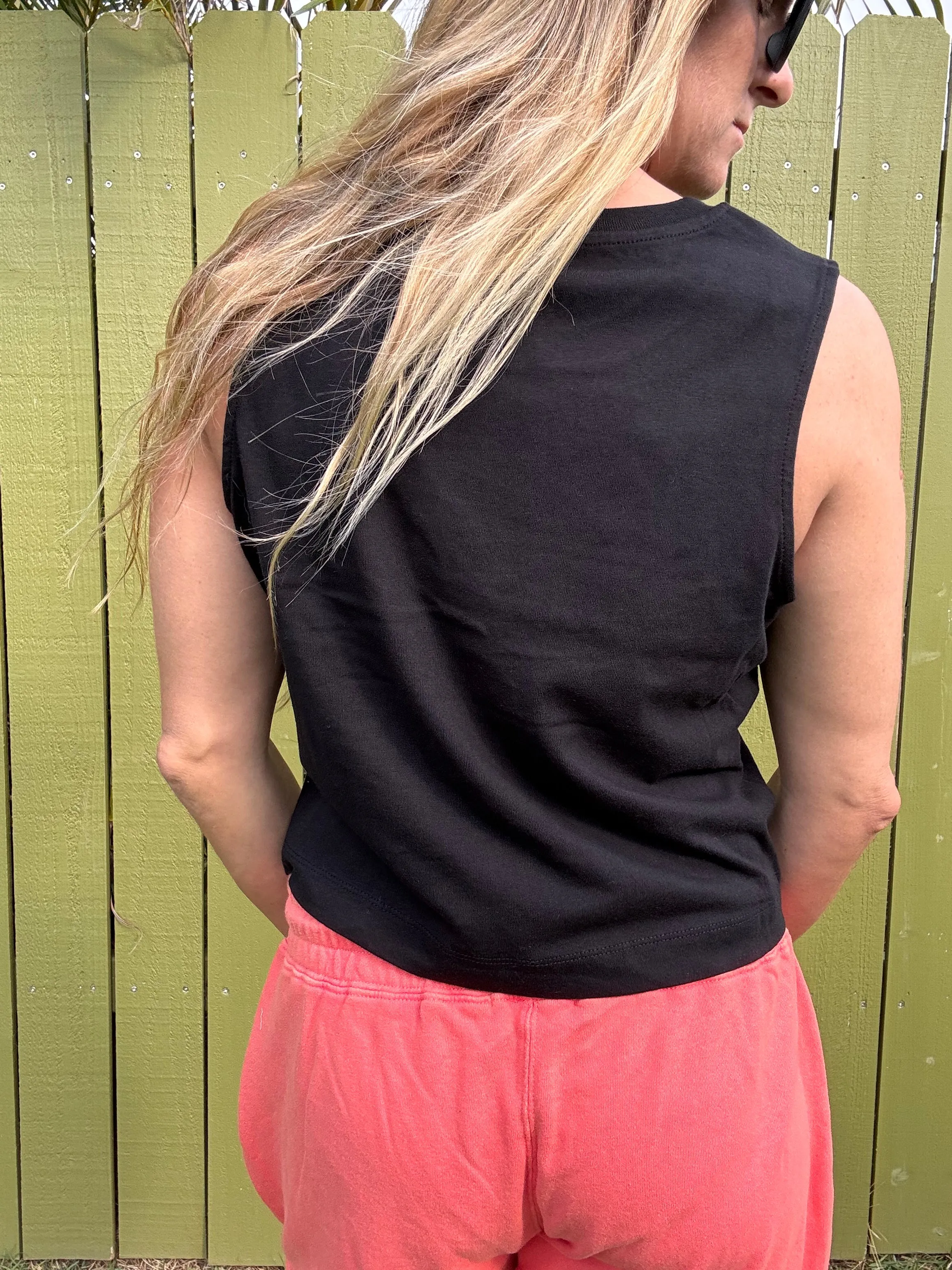 ZSUPPLY Sloane Jersey Muscle Tank - Echt Schwarz
