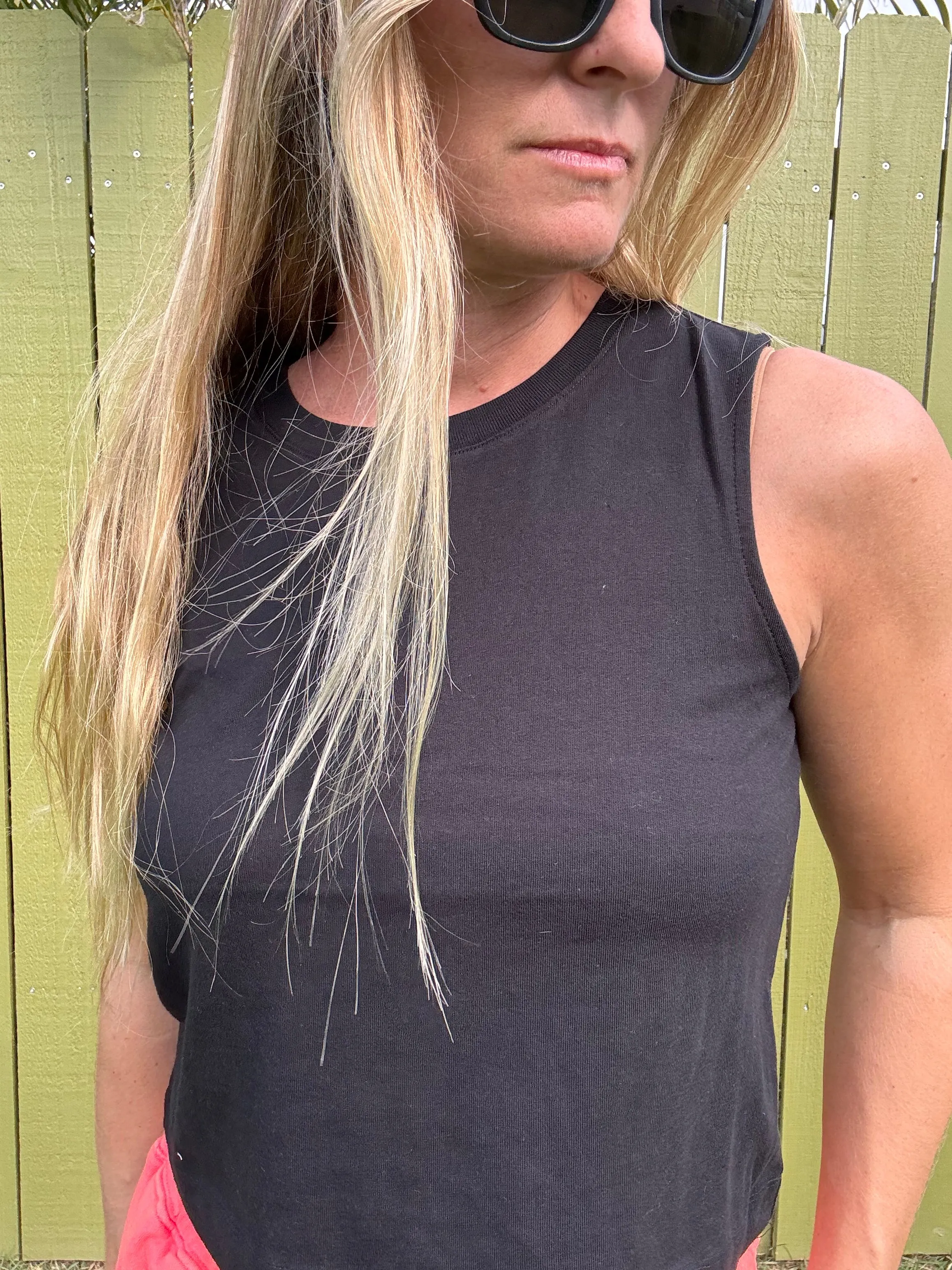 ZSUPPLY Sloane Jersey Muscle Tank - Echt Schwarz